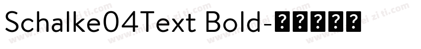 Schalke04Text Bold字体转换